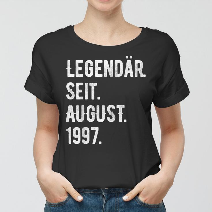 26 Geburtstag Geschenk 26 Jahre Legendär Seit August 1997 Frauen Tshirt