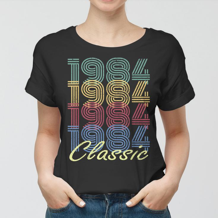 35Th Birthday Gift Vintage 1984 Born In 1984 Classic Women T-shirt