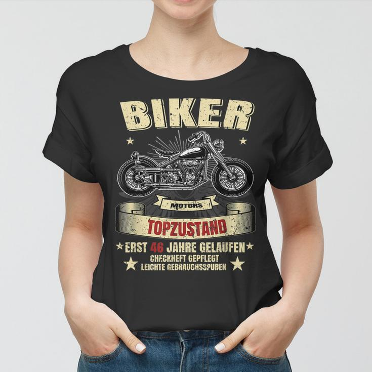 46. Geburtstag Herren Biker Frauen Tshirt, Motorrad Legenden Design