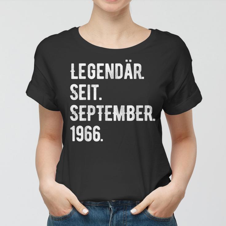 57 Geburtstag Geschenk 57 Jahre Legendär Seit September 196 Frauen Tshirt