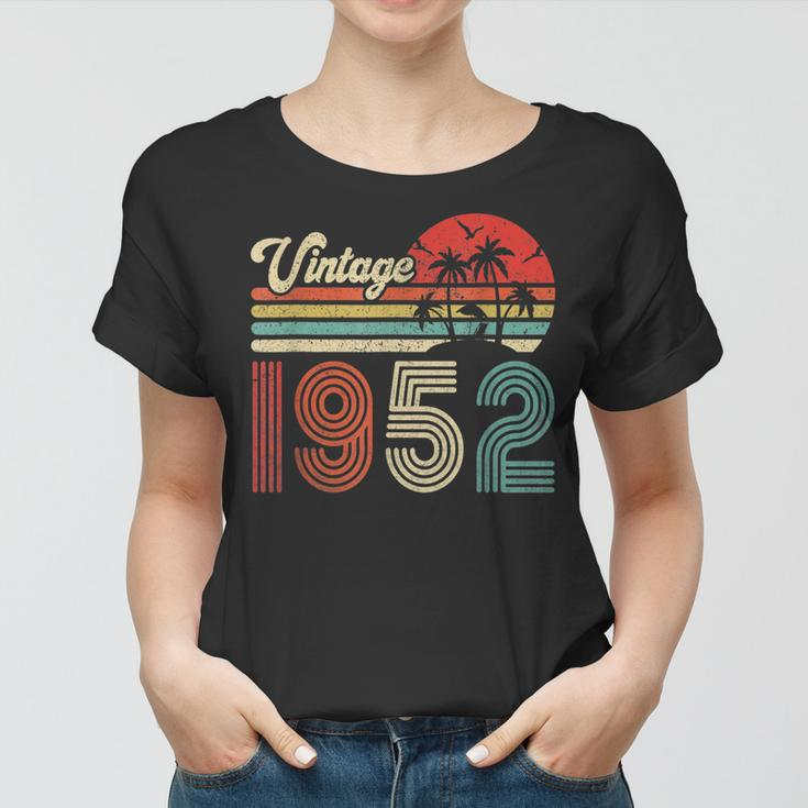 71 Jahre Vintage 1952 Frauen Tshirt für Frauen & Männer, 71. Geburtstag