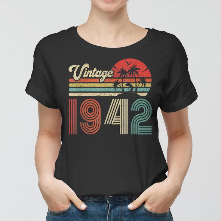 81 Jahre Alt Vintage 1942 Tee, Geburtstags Frauen Tshirt für Frauen und Männer