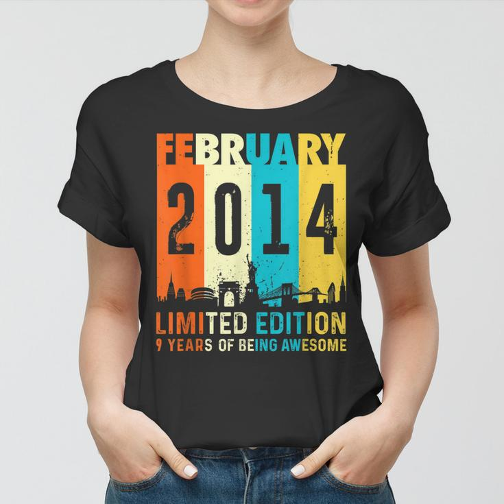 9 Limitierte Auflage Hergestellt Im Februar 2014 9 Frauen Tshirt