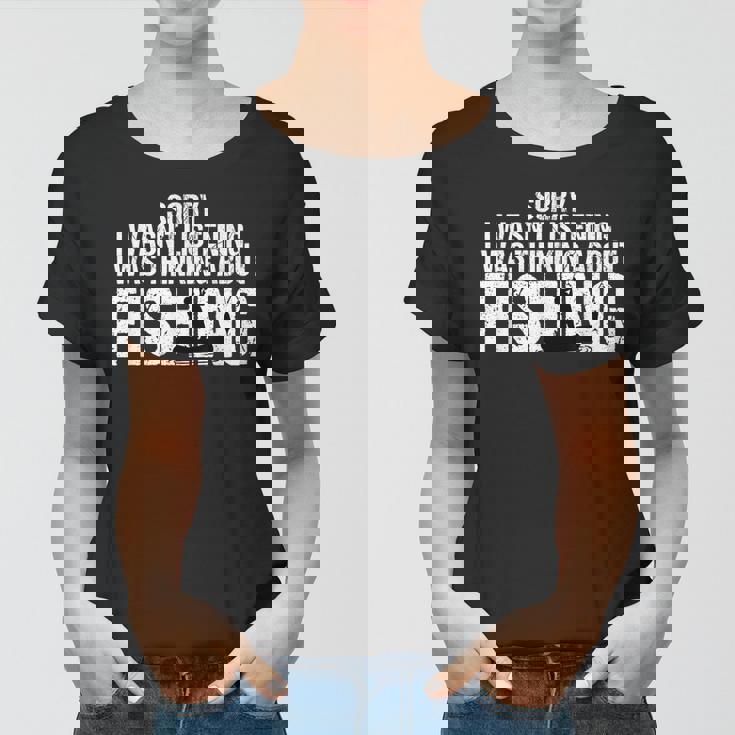 Angeln I Lustiger Spruch Fischer Angel-Zubehör Papa Opa Cool Frauen Tshirt
