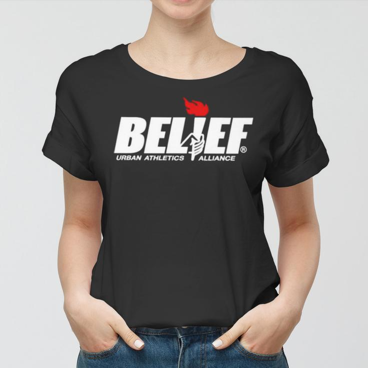 Belief Urban Athletics Alliance Women T-shirt