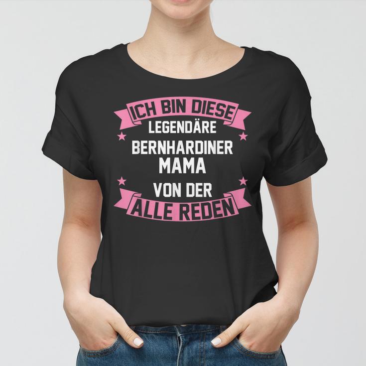 Bernhardinermama Bernhardiner Mama Frauen Tshirt