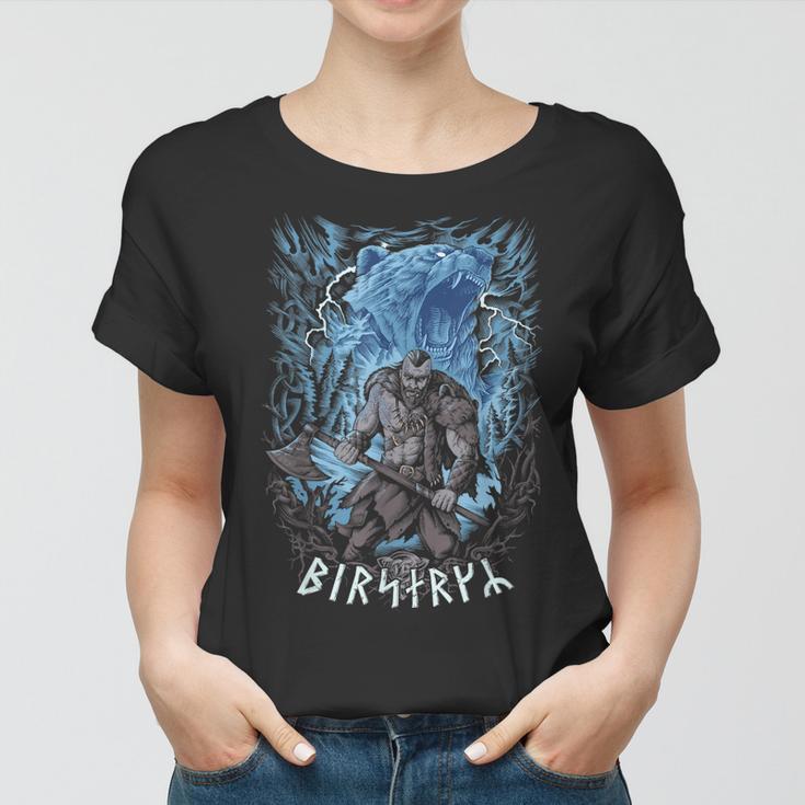 Berserker Wikinger-Krieger Nordische Heidnische Walhalla Frauen Tshirt