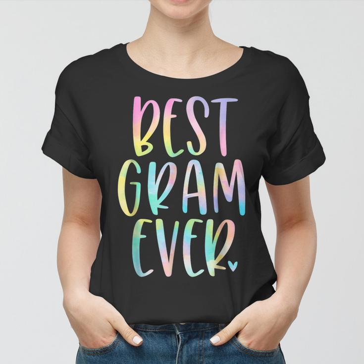 Best Gram Ever Gifts Mothers Day Tie Dye Women T-shirt