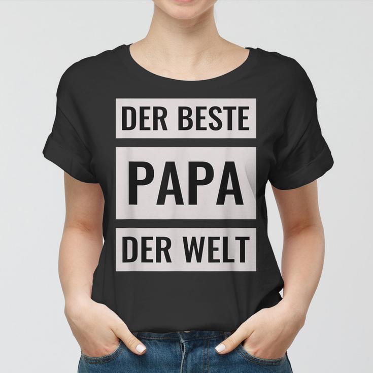 Bester Papa Der Welt Frauen Tshirt, Geschenkidee zum Vatertag