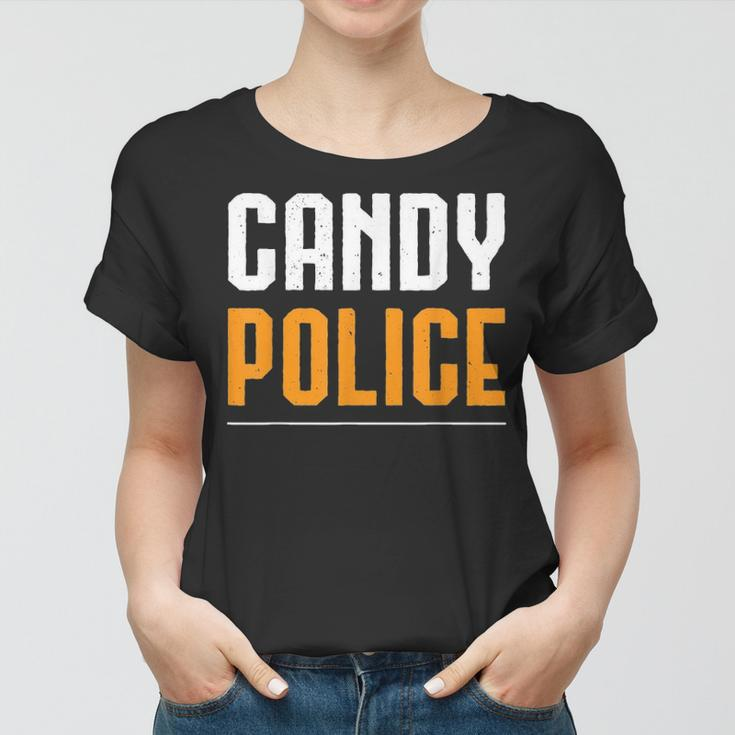 Candy PoliceHalloween Costume Mom & Dad Women T-shirt