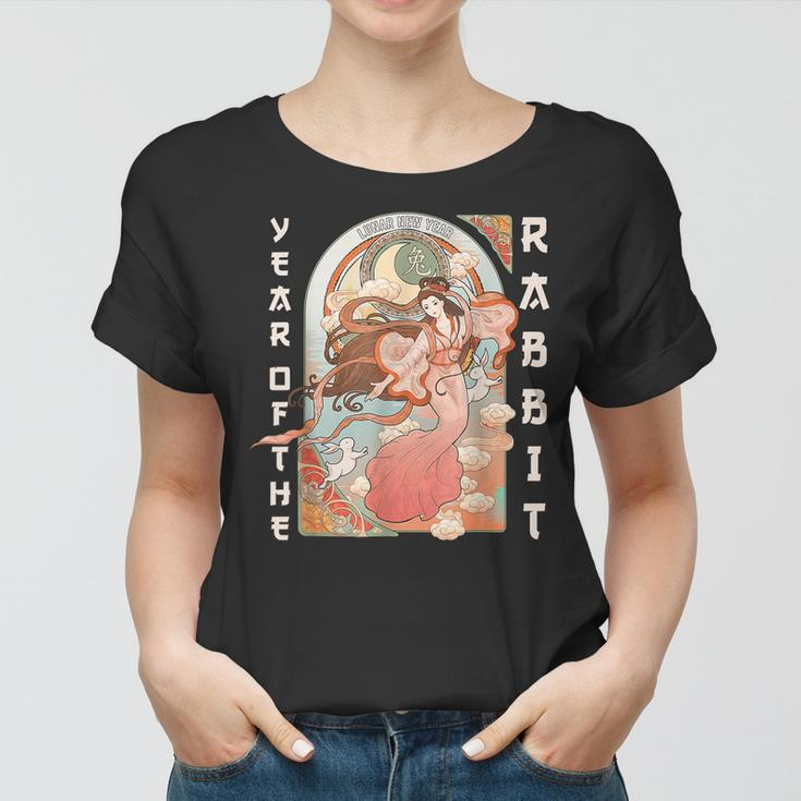 Chinese New Year Of The Rabbit 2023 Happy Lunar New Year Women T-shirt