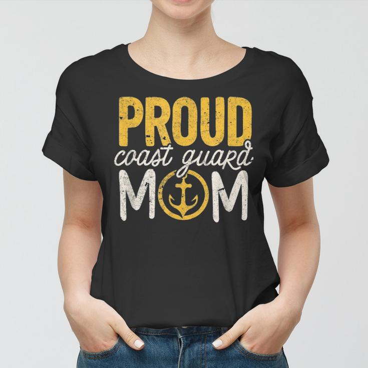 Coast Guard Mom Gift Proud Coast Guard Mom Retirement Women T-shirt