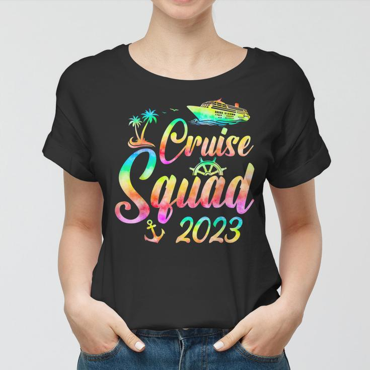 Cruise Squad 2023 Summer Vacation Family Friend Travel Group Women T-shirt