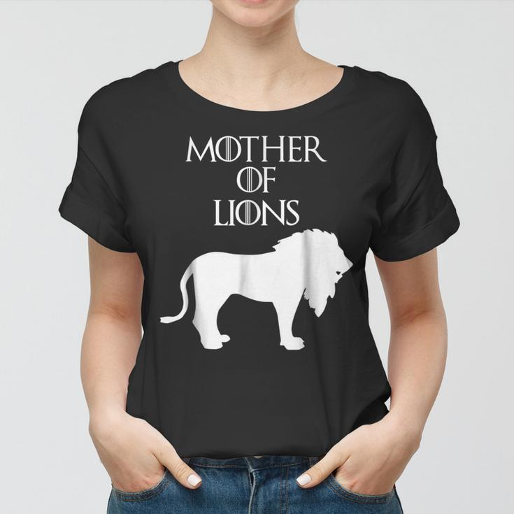 Cute & Unique White Mother Of Lions E010453 Women T-shirt