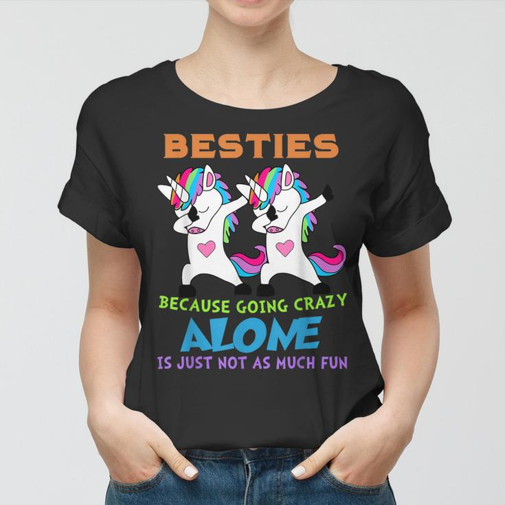 Cute Unicorn Besties Best Friends For Ever Women T-shirt