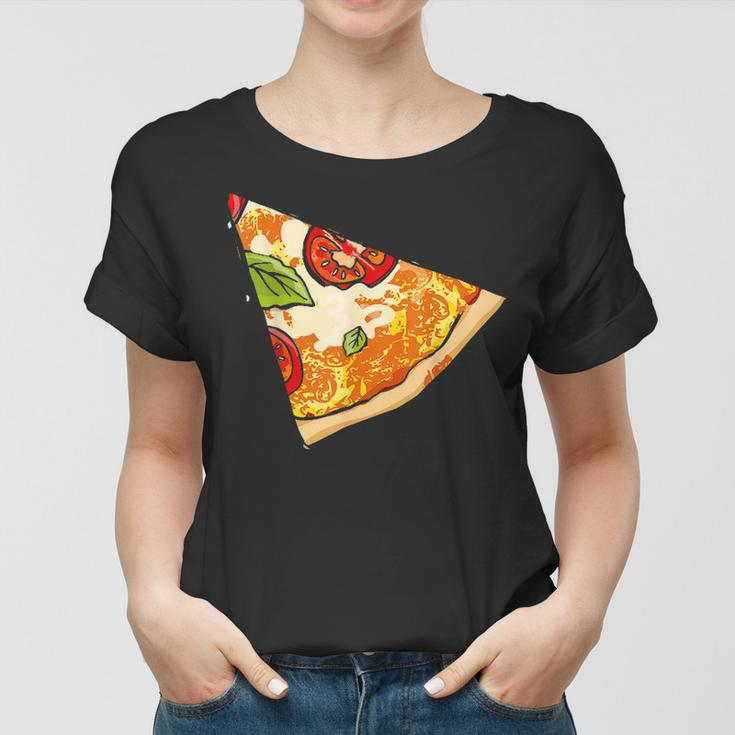 Daddy Pizza Missing A Slice His Kid Slice Boy Girl Mom Dad Women T-shirt
