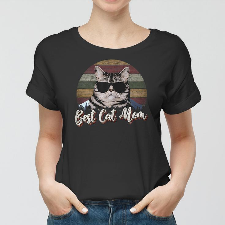 Damen Beste Katzenmutter Aller Zeiten Frauen Tshirt für Katzenliebhaberinnen