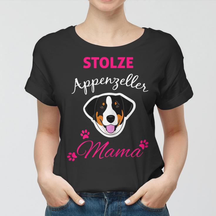 Damen Stolze Appenzeller Mama Sennenhund Hund Frauen Tshirt