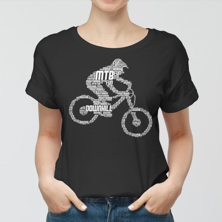 Downhill Mountainbike Biker Mtb Mountainbiker Jungen Kinder Frauen Tshirt