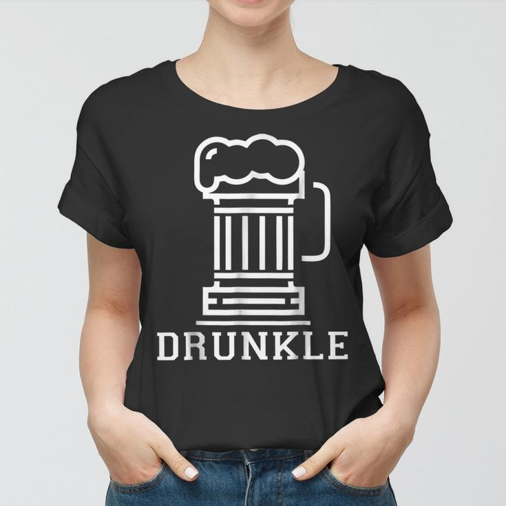 Drunkle Drunk Uncle Beer Gift Gift For Mens Women T-shirt