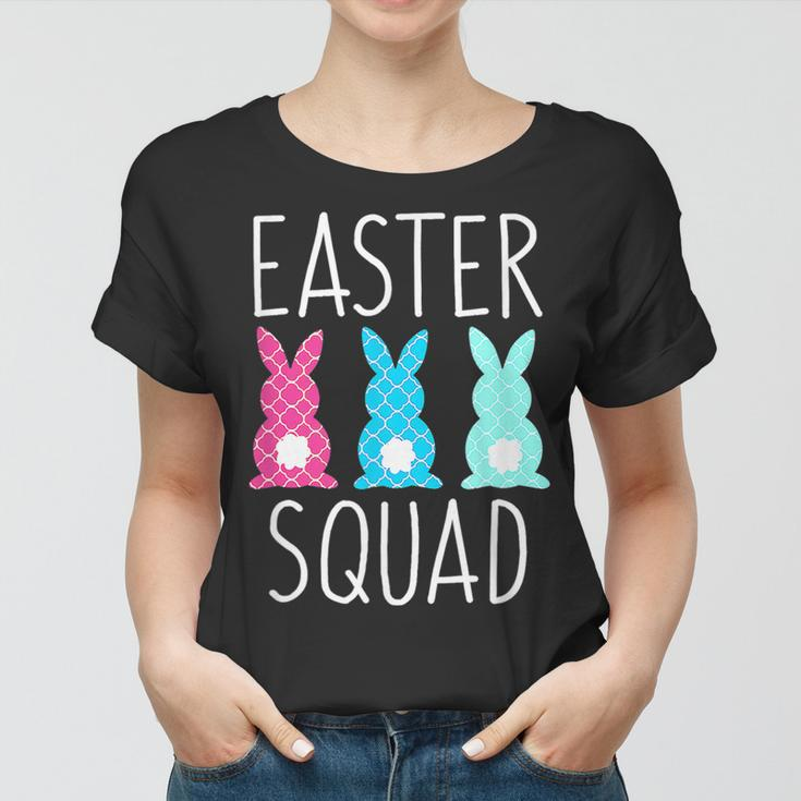Easter Squad Bunnies Rabbit Family Matching Mom And Daughter Women T-shirt