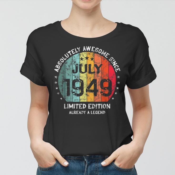 Fantastisch Seit Juli 1949 Männer Frauen Geburtstag Frauen Tshirt