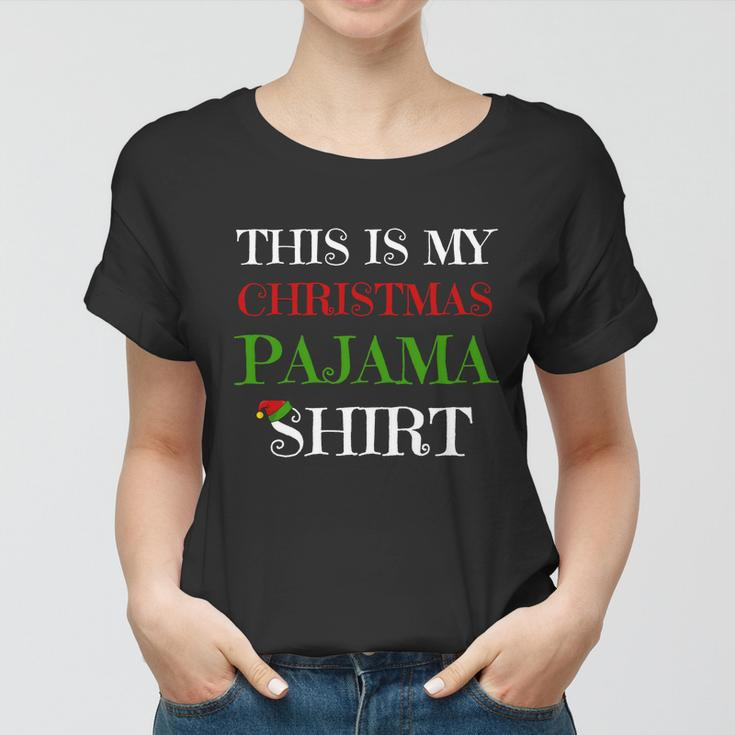 Funny Christmas Pajama Gift V2 Women T-shirt