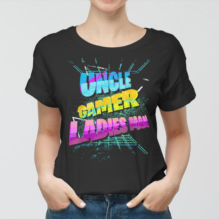 Funny New Uncle Gift For Men Gamer Ladies Man Gift For Mens Women T-shirt