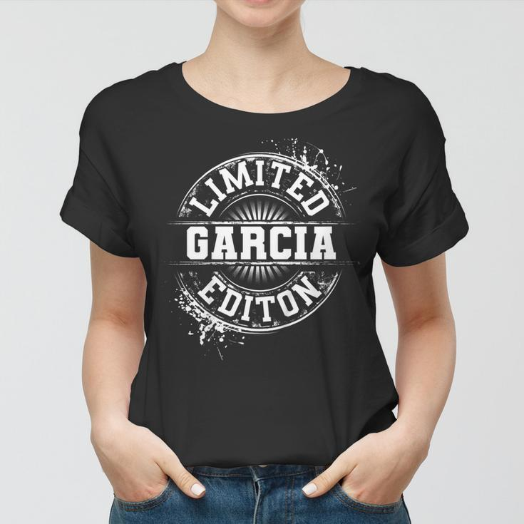 Garcia Funny Surname Family Tree Birthday Reunion Gift Idea Women T-shirt