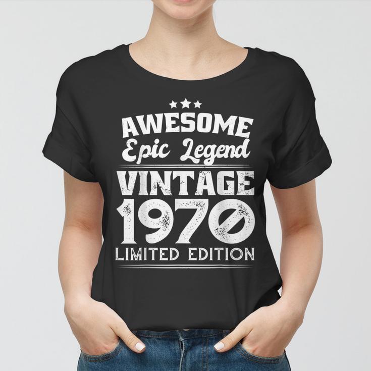 Gebaut Im 70Er Vintage Original Epische Legende Frauen Tshirt