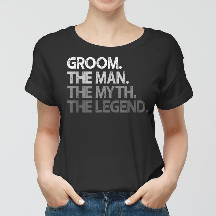 Groom Gift The Man Myth Legend Gift For Mens Women T-shirt