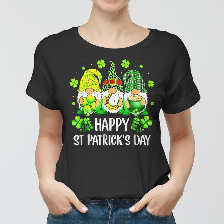 Happy St Patricks Day Irish Shamrock Love Lucky Leaf Women T-shirt
