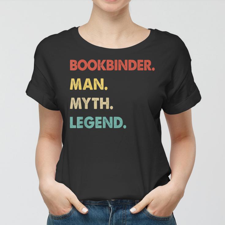 Herren Buchbinder Mann Mythos Legende Frauen Tshirt