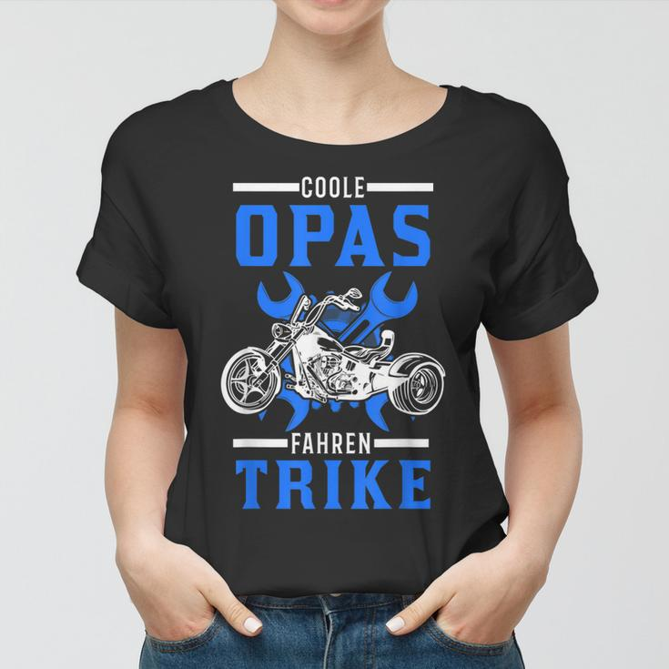 Herren Coole Opas Fahren Trike Trikefahrer Biker Triker Frauen Tshirt
