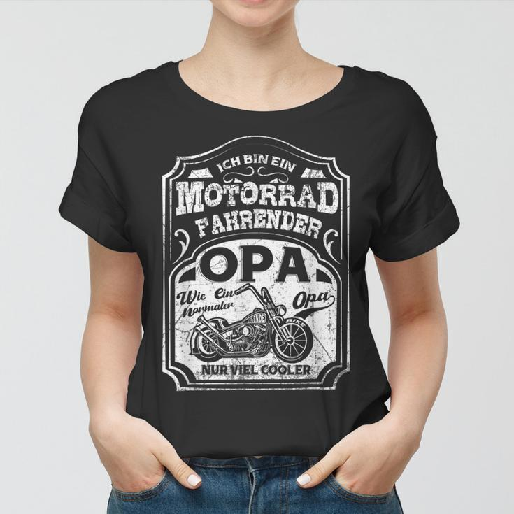 Herren Herren Cooles Motorrad Geschenkidee Opa Frauen Tshirt