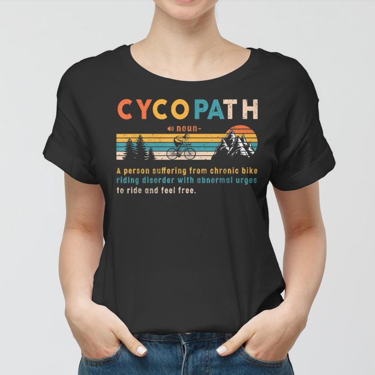 Herren Cycopath Mountainbike Frauen Tshirt, Lustig für MTB Biker