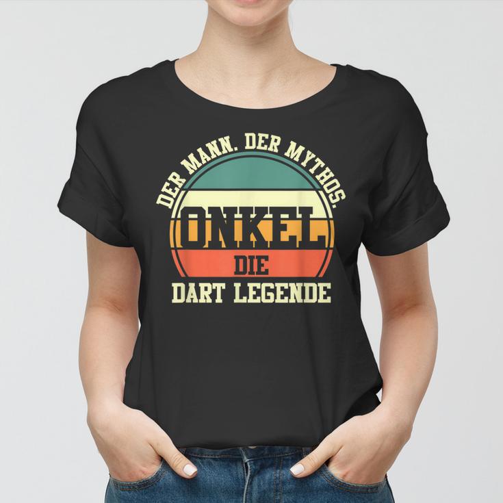 Herren Dart Onkel Dartsspieler Darts Frauen Tshirt