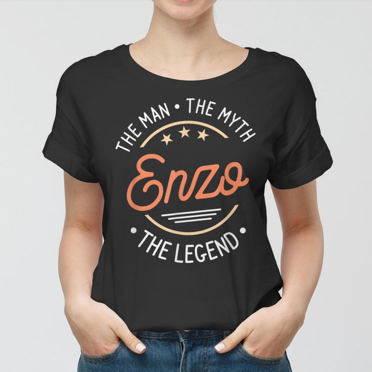 Herren Enzo Der Mann Der Mythos Die Legende Frauen Tshirt