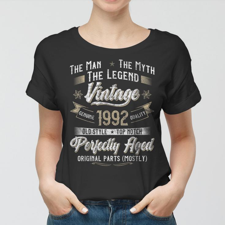 Herren Frauen Tshirt 31. Geburtstag 1992, Vintage Mann Mythos Legende
