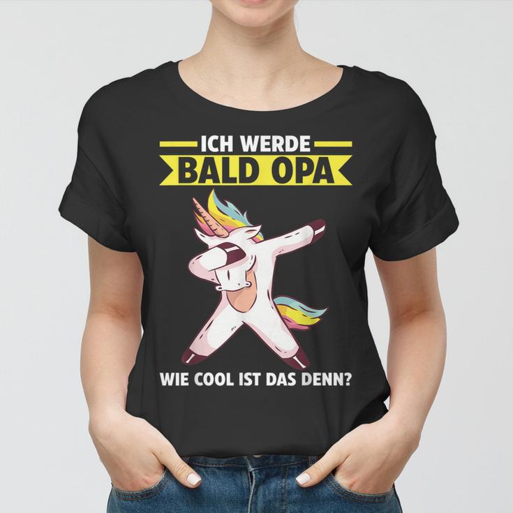 Herren Ich Werde Bald Opa V2 Frauen Tshirt