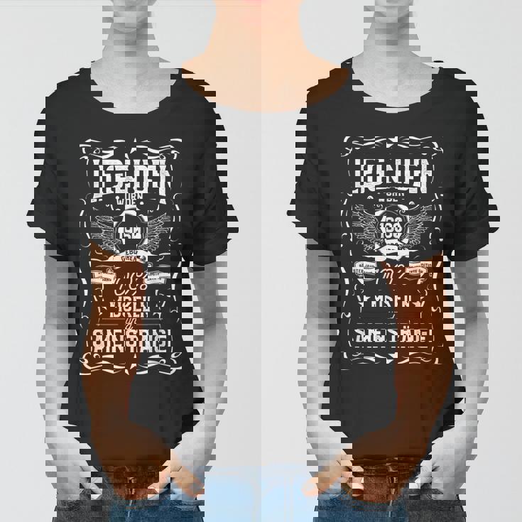 Herren Legenden Wurden 1960 Geboren Frauen Tshirt