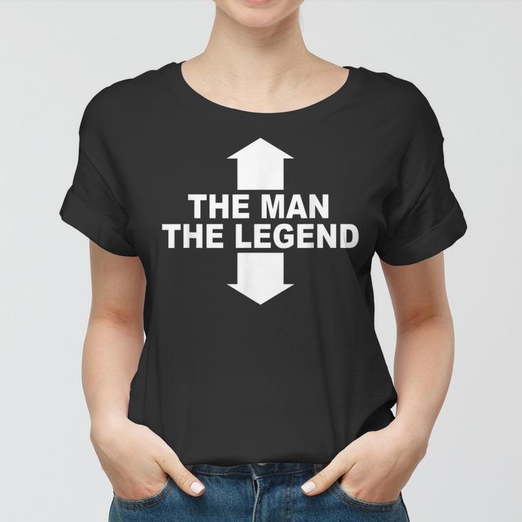 Herren The Man The Legend Lustiges Mann Legende Pfeile Männer Frauen Tshirt