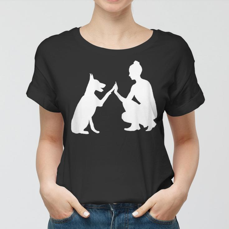 Hund Und Frauchen Beste Freunde Frauen Tshirt