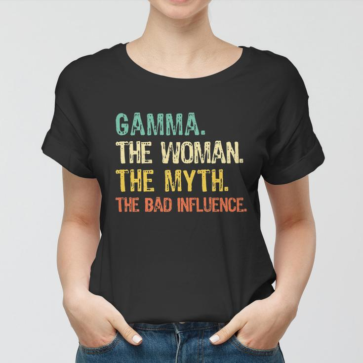 I Am Grandma The Woman Myth Legend Bad Influence Grandparent Women T-shirt