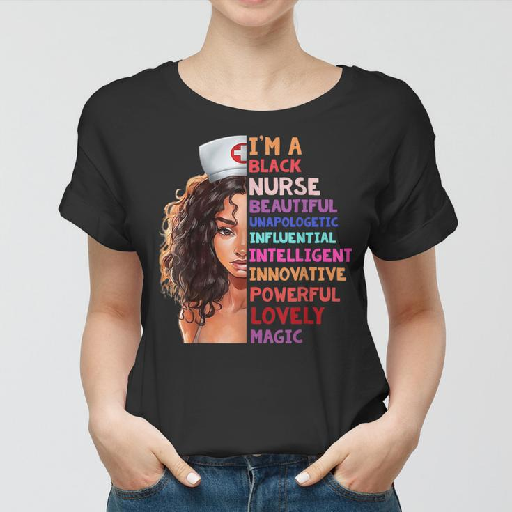 I Became A Nurse Melanin Queen Black Girl Magic Nurses Day Women T-shirt