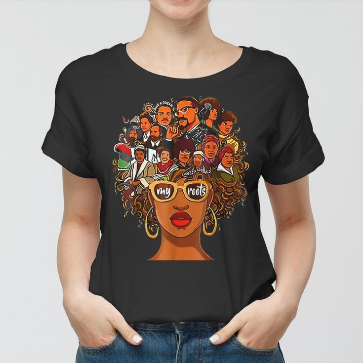I Love My Roots Back Powerful History Month Pride Dna Gift V2 Women T-shirt