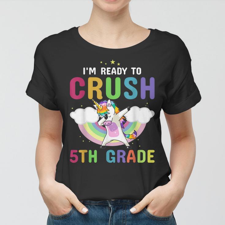 Ich Bin Bereit Einhorn-Kinder Der 5 Klasse Zurück In Die Frauen Tshirt