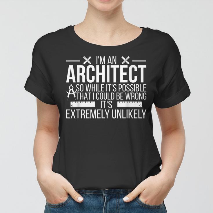 Ich Bin Ein Architekt Architekturarchitekten Frauen Tshirt