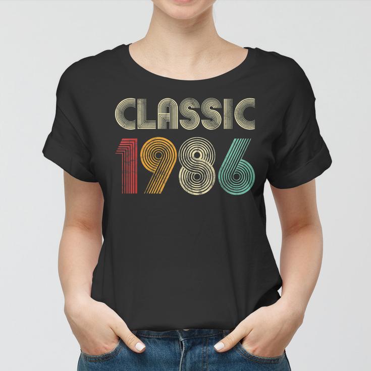 Klassisch 1986 Vintage 37 Geburtstag Geschenk Classic Frauen Tshirt