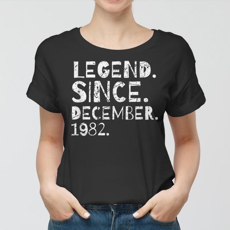 Legend Since December 1982 Geburtstagsfeier Frau Ehemann Frauen Tshirt